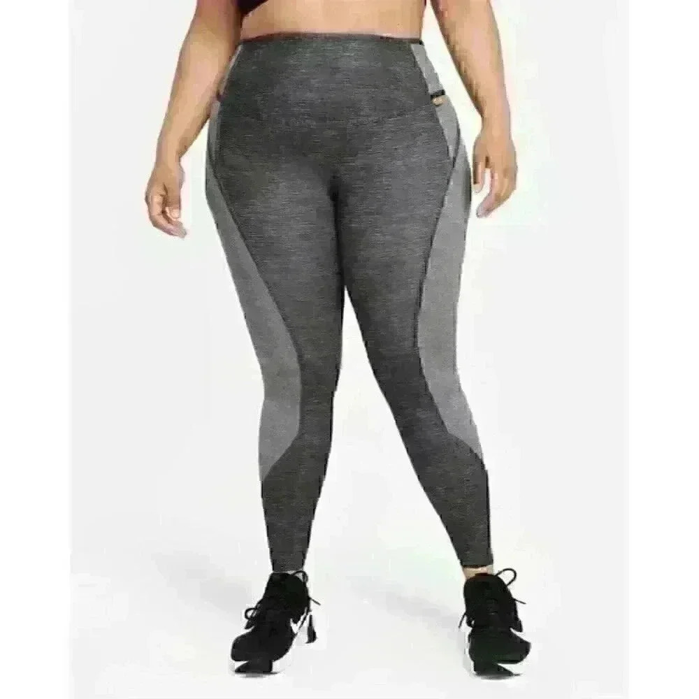 NEW! Nike Women's Plus Size 2X Dri-FIT One Luxe Mid-Rise Leggings NWT $100